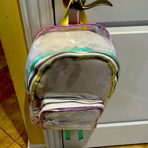 Stone clover clear backpack new- target collection